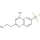 4-Amino-6-trifluoromethyl-2-propylquinoline (CAS 1189107-36-5) - chemical structure image