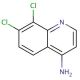 4-Amino-7,8-dichloroquinoline (CAS 948293-25-2) - chemical structure image