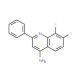 4-Amino-7,8-difluoro-2-phenylquinoline (CAS 1189106-49-7) - chemical structure image