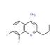 4-Amino-7,8-difluoro-2-propylquinoline (CAS 1189106-87-3) - chemical structure image