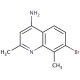 4-Amino-7-bromo-2,8-dimethylquinoline (CAS 1189106-65-7) - chemical structure image