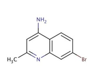 4-Amino-7-bromo-2-methylquinoline (CAS 948293-33-2) - chemical structure image