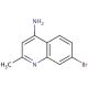 4-Amino-7-bromo-2-methylquinoline (CAS 948293-33-2) - chemical structure image