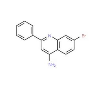 4-Amino-7-bromo-2-phenylquinoline (CAS 1189106-27-1) - chemical structure image