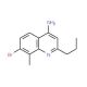 4-Amino-7-bromo-8-methyl-2-propylquinoline (CAS 1189105-52-9) - chemical structure image