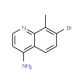 4-Amino-7-bromo-8-methylquinoline (CAS 1189106-52-2) - chemical structure image