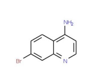 4-Amino-7-bromoquinoline (CAS 65340-74-1) - chemical structure image