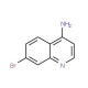 4-Amino-7-bromoquinoline (CAS 65340-74-1) - chemical structure image