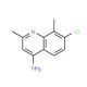 4-Amino-7-chloro-2,8-dimethylquinoline (CAS 948293-37-6) - chemical structure image