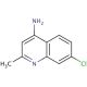 4-Amino-7-chloro-2-methylquinoline (CAS 68017-47-0) - chemical structure image