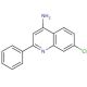 4-Amino-7-chloro-2-phenylquinoline (CAS 858277-37-9) - chemical structure image