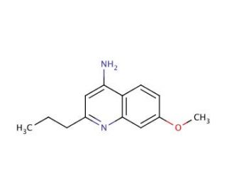 4-Amino-7-methoxy-2-propylquinoline (CAS 1189107-29-6) - chemical structure image