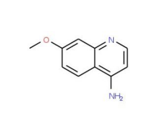 4-Amino-7-methoxyquinoline (CAS 103040-78-4) - chemical structure image