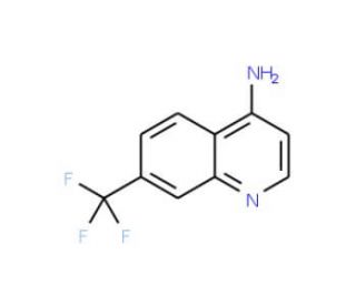4-Amino-7-(trifluoromethyl)quinoline (CAS 243666-11-7) - chemical structure image
