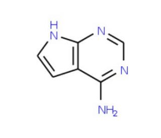 4-Amino-7H-pyrrolo[2,3-d]pyrimidine (CAS 1500-85-2) - chemical structure image