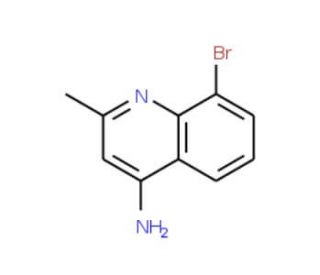4-Amino-8-bromo-2-methylquinoline (CAS 288151-51-9) - chemical structure image