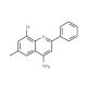 4-Amino-8-bromo-6-methyl-2-phenylquinoline (CAS 1189106-56-6) - chemical structure image