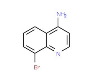 4-Amino-8-bromoquinoline (CAS 65340-75-2) - chemical structure image