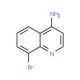 4-Amino-8-bromoquinoline (CAS 65340-75-2) - chemical structure image