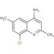 4-Amino-8-chloro-2,6-dimethylquinoline (CAS 948293-53-6) - chemical structure image