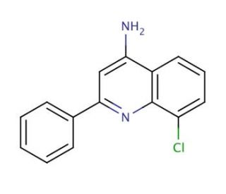 4-Amino-8-chloro-2-phenylquinoline (CAS 1189106-25-9) - chemical structure image