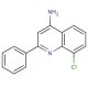4-Amino-8-chloro-2-phenylquinoline (CAS 1189106-25-9) - chemical structure image