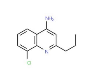 4-Amino-8-chloro-2-propylquinoline (CAS 1189105-67-6) - chemical structure image