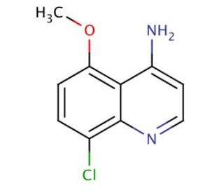 4-Amino-8-chloro-5-methoxyquinoline (CAS 1189107-40-1) - chemical structure image