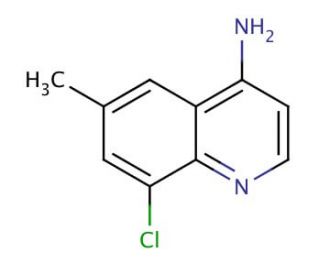 4-Amino-8-chloro-6-methylquinoline (CAS 948293-57-0) - chemical structure image
