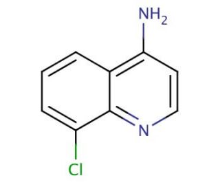 4-Amino-8-chloroquinoline (CAS 65340-72-9) - chemical structure image