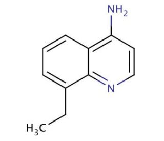 4-Amino-8-ethylquinoline (CAS 948293-65-0) - chemical structure image