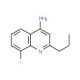 4-Amino-8-fluoro-2-propylquinoline (CAS 1189107-32-1) - chemical structure image