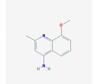 4-Amino-8-methoxy-2-methylquinoline (CAS 657391-86-1) - chemical structure image