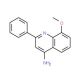 4-Amino-8-methoxy-2-phenylquinoline (CAS 422565-91-1) - chemical structure image