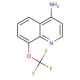 4-Amino-8-trifluoromethoxyquinoline (CAS 874880-24-7) - chemical structure image