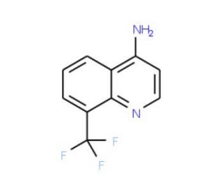 4-Amino-8-(trifluoromethyl)quinoline (CAS 243977-15-3) - chemical structure image