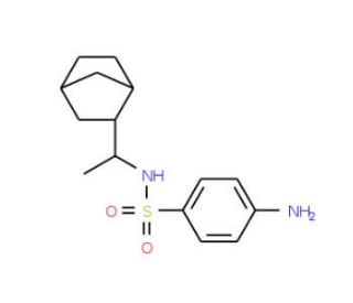 4-amino-N-(1-bicyclo[2.2.1]hept-2-ylethyl)benzenesulfonamide - chemical structure image