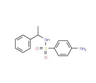4-Amino-N-(1-phenylethyl)benzenesulfonamide - chemical structure image