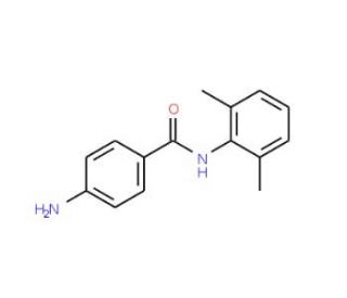 4-Amino-N-(2,6-dimethylphenyl)benzamide (CAS 787-93-9) - chemical structure image