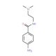 4-amino-N-[2-(dimethylamino)ethyl]benzamide (CAS 188758-93-2) - chemical structure image