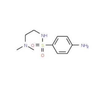 4-amino-N-[2-(dimethylamino)ethyl]benzene-1-sulfonamide (CAS 77837-46-8) - chemical structure image