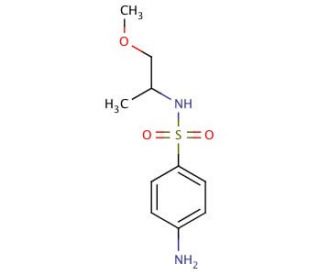 4-amino-N-(2-methoxy-1-methylethyl)benzenesulfonamide - chemical structure image