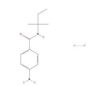 4-amino-N-(2-methylbutan-2-yl)benzamide hydrochloride - chemical structure image