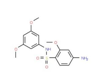 4-amino-N-(3,5-dimethoxyphenyl)-2-methoxybenzene-1-sulfonamide - chemical structure image