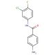 4-Amino-N-(3-chloro-4-fluorophenyl)benzamide - chemical structure image