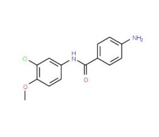 4-Amino-N-(3-chloro-4-methoxyphenyl)benzamide - chemical structure image