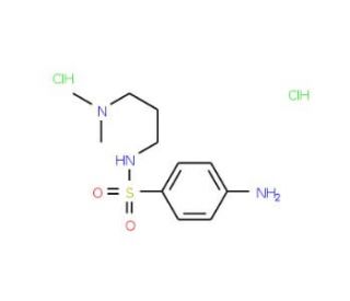 4-amino-N-[3-(dimethylamino)propyl]benzene-1-sulfonamide dihydrochloride (CAS 1171911-98-0) - chemical structure image