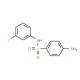 4-amino-N-(3-fluorophenyl)benzene-1-sulfonamide (CAS 1494-84-4) - chemical structure image