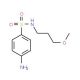4-amino-N-(3-methoxypropyl)benzenesulfonamide - chemical structure image