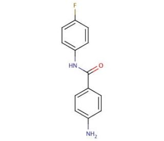 4-Amino-N-(4-fluorophenyl)benzamide (CAS 698988-07-7) - chemical structure image